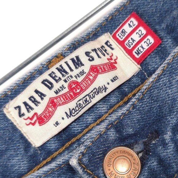 Zara Men's Jeans Limited‎ Edition Size 32 Regular Fit Hercules 2601/301/405 - Picture 4 of 12